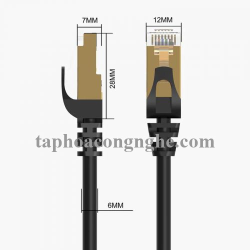 Orico 95863 PUG-C7-150-BK cat7 nhanh 10 gigabit 15m màu đen Cáp mạng 30095863